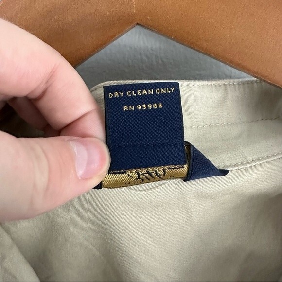 Brooks Brothers 346 Khaki Zip-Up Jacket Size 10 - Picture 13 of 15